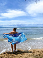 Opihi Blue Beach Towel