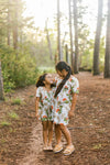 Pohaku Hawaii Keiki Girl's Romper in Ohia Lehua Girl's Dress in Pua Kiele | Pohaku Hawaii | sungkyulgapa sungkyulgapa