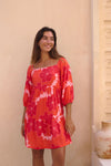 Kahea Dress in Lei Pua (Retro Orange)