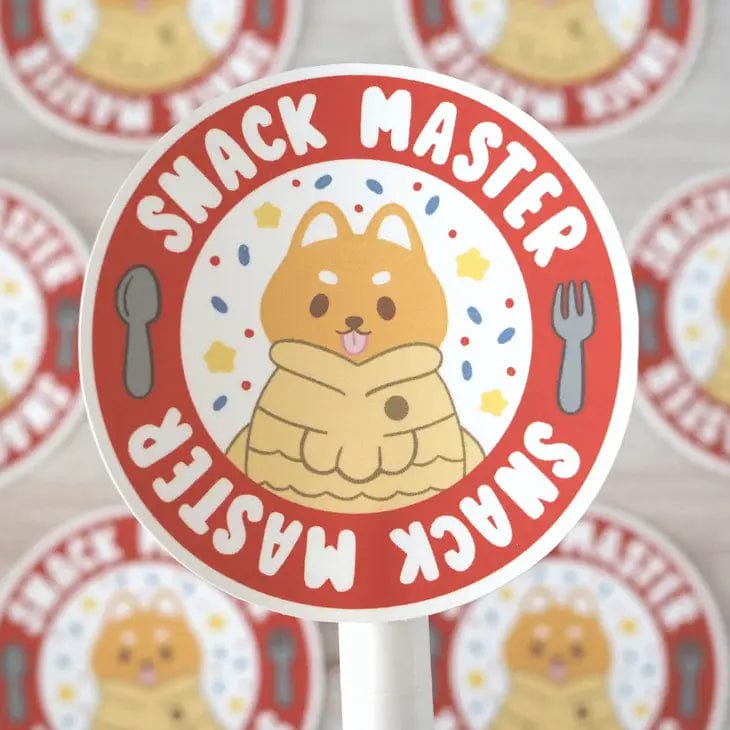 Kitt & Bunn Supply Co Stationary Shiba Inu Snack Master Vinyl Sticker Shiba Inu Snack Master Vinyl Sticker | Kitt & Bunn Supply Co. | sungkyulgapa sungkyulgapa