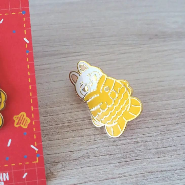 Kitt & Bunn Supply Co Stationary White Rabbit Taiyaki Enamel Pin White Rabbit Taiyaki Enamel Pin | Kitt & Bunn Supply Co. | sungkyulgapa sungkyulgapa