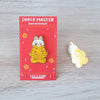 Kitt & Bunn Supply Co Stationary White Rabbit Taiyaki Enamel Pin White Rabbit Taiyaki Enamel Pin | Kitt & Bunn Supply Co. | sungkyulgapa sungkyulgapa